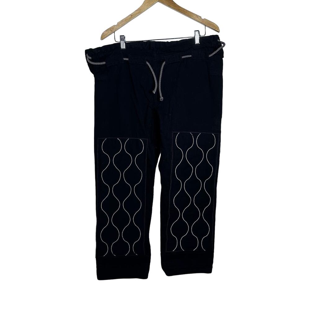 Hyperfly BJJ Pants Size Adult 2 Brazilian Jiu Jitsu Martial Arts Karate Black